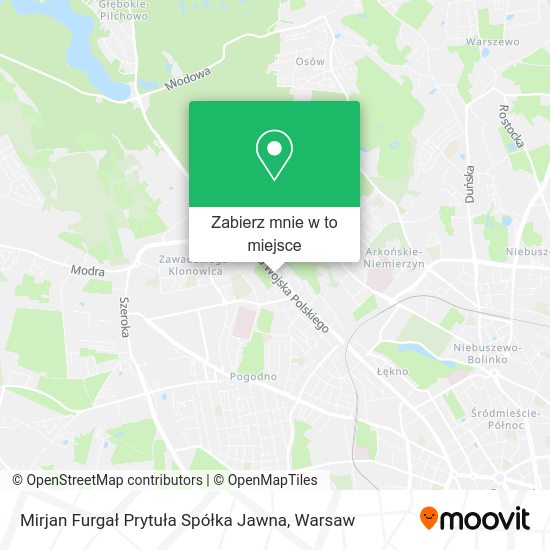 Mapa Mirjan Furgał Prytuła Spółka Jawna