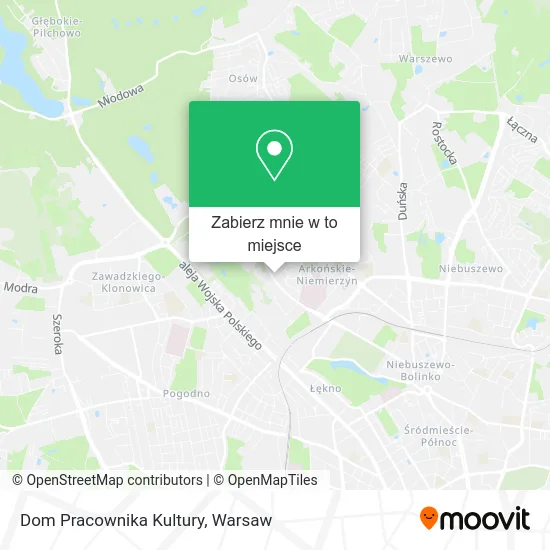 Mapa Dom Pracownika Kultury