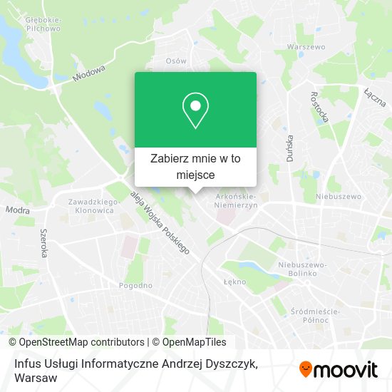 Mapa Infus Usługi Informatyczne Andrzej Dyszczyk