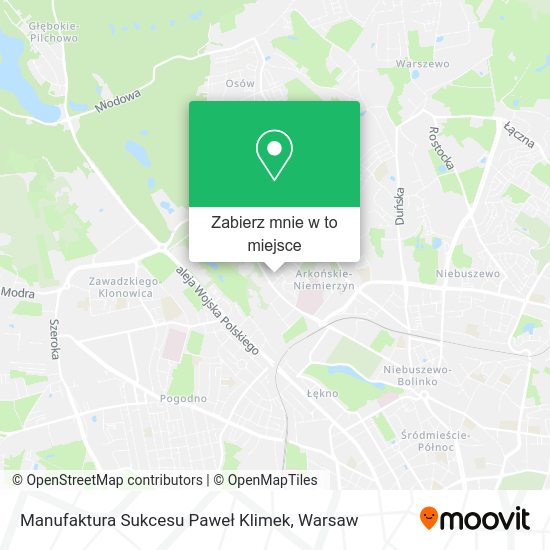 Mapa Manufaktura Sukcesu Paweł Klimek