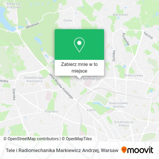 Mapa Tele i Radiomechanika Markiewicz Andrzej