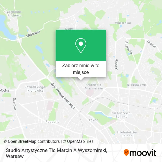 Mapa Studio Artystyczne Tic Marcin A Wyszomirski