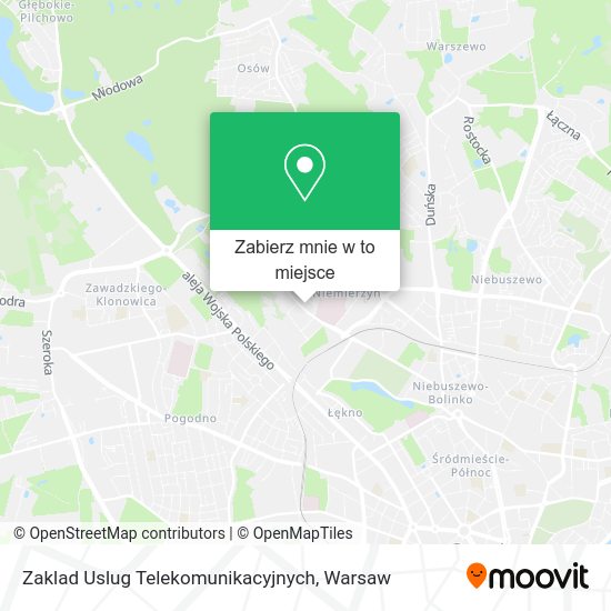 Mapa Zaklad Uslug Telekomunikacyjnych