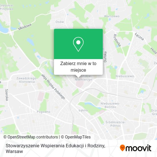 Mapa Stowarzyszenie Wspierania Edukacji i Rodziny