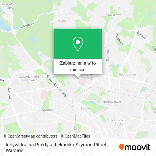 Mapa Indywidualna Praktyka Lekarska Szymon Pituch