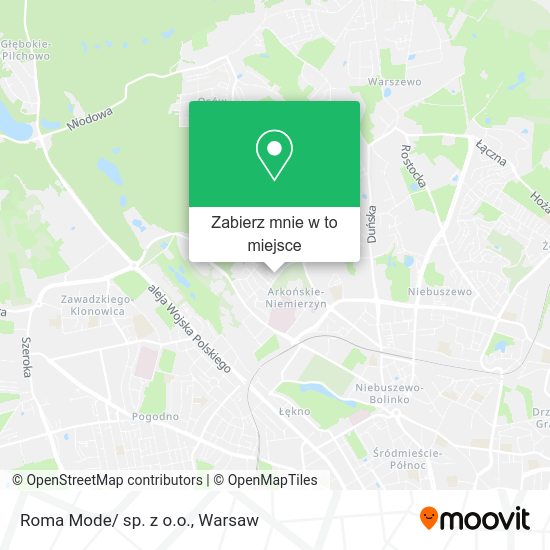 Mapa Roma Mode/ sp. z o.o.