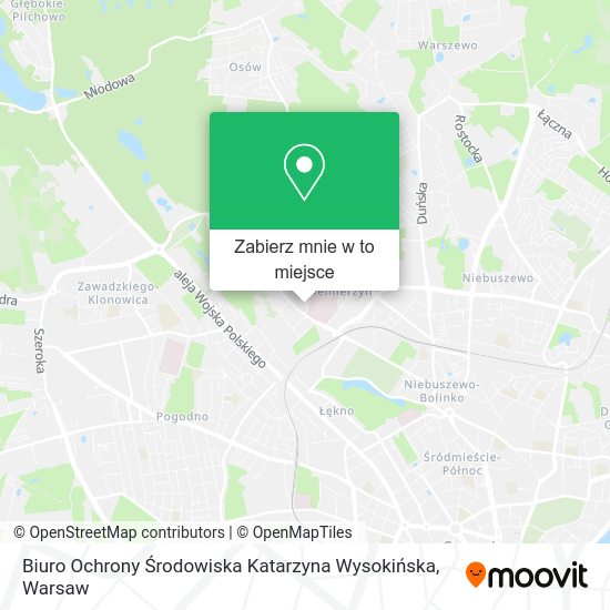 Mapa Biuro Ochrony Środowiska Katarzyna Wysokińska