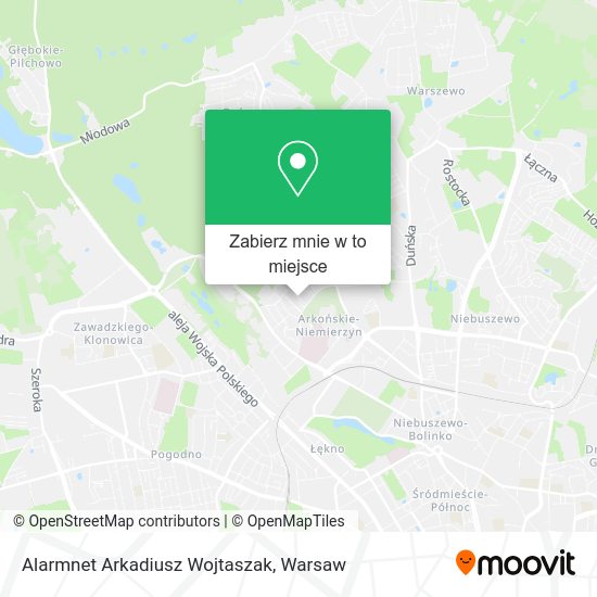 Mapa Alarmnet Arkadiusz Wojtaszak