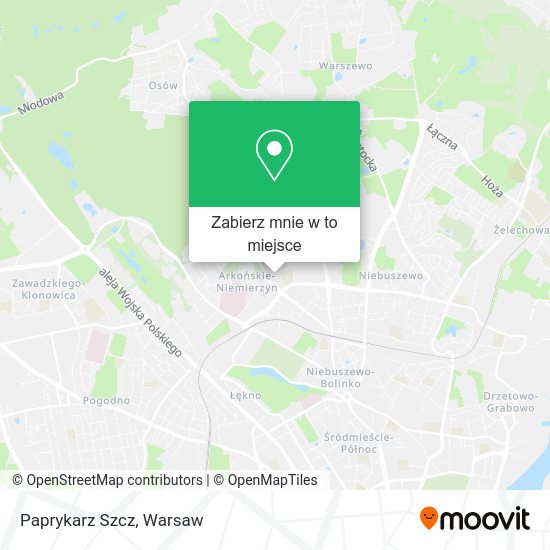 Mapa Paprykarz Szcz