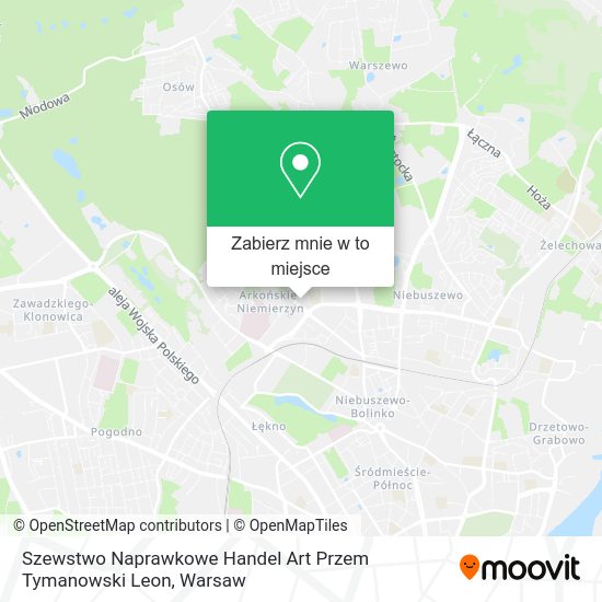 Mapa Szewstwo Naprawkowe Handel Art Przem Tymanowski Leon