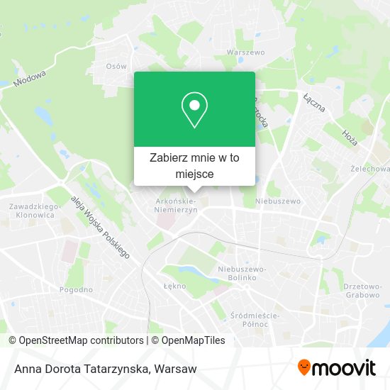 Mapa Anna Dorota Tatarzynska