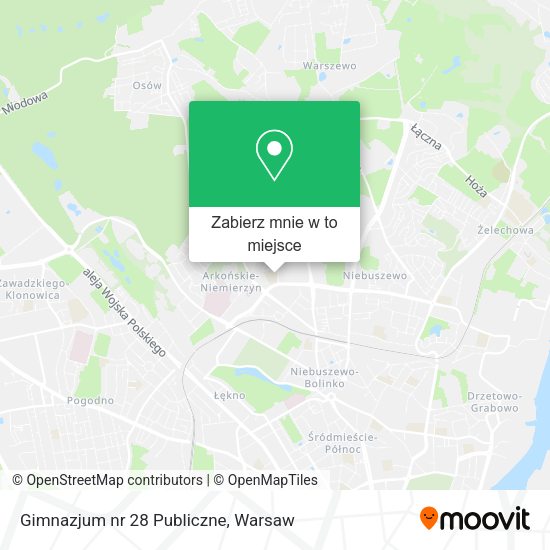 Mapa Gimnazjum nr 28 Publiczne