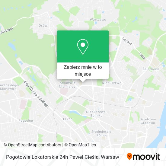 Mapa Pogotowie Lokatorskie 24h Paweł Cieśla