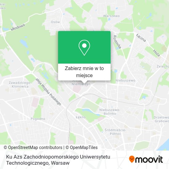 Mapa Ku Azs Zachodniopomorskiego Uniwersytetu Technologicznego