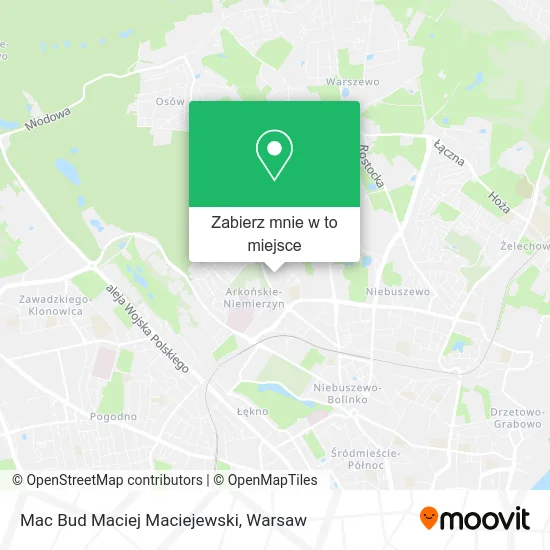 Mapa Mac Bud Maciej Maciejewski