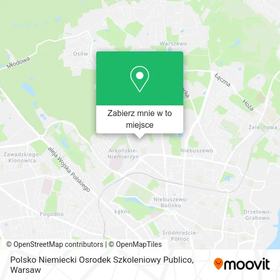 Mapa Polsko Niemiecki Osrodek Szkoleniowy Publico