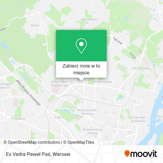 Mapa Es Vedra Paweł Paś