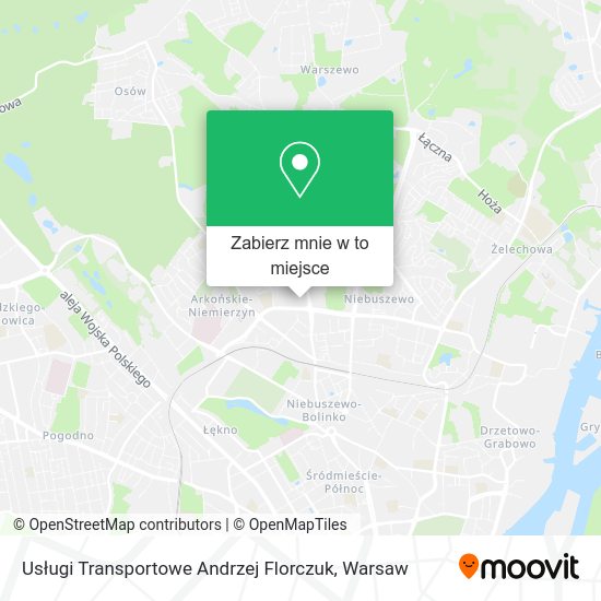 Mapa Usługi Transportowe Andrzej Florczuk