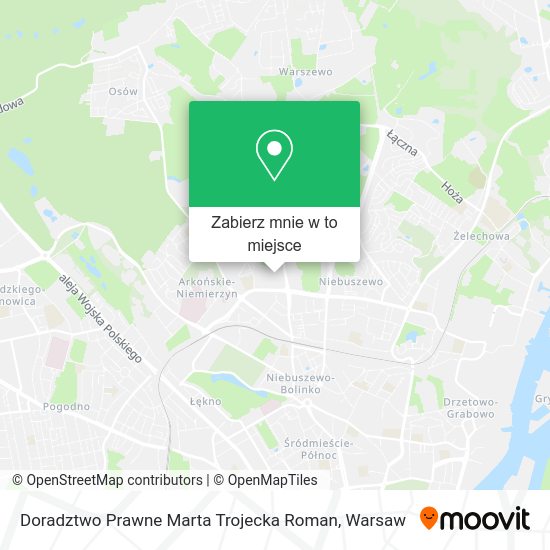 Mapa Doradztwo Prawne Marta Trojecka Roman