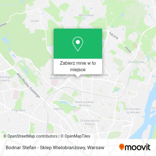 Mapa Bodnar Stefan - Sklep Wielobranżowy