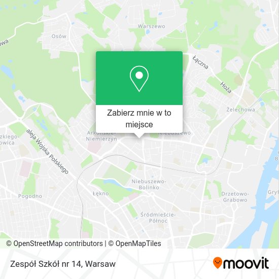 Mapa Zespół Szkół nr 14