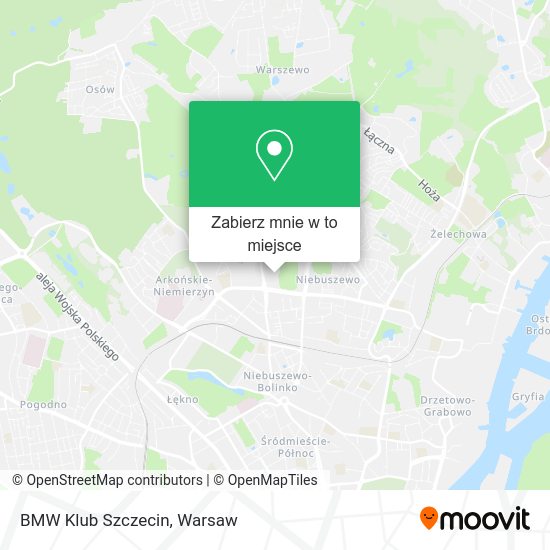 Mapa BMW Klub Szczecin