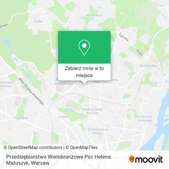 Mapa Przedsiębiorstwo Wielobranżowe Psc Helena Matuszyk