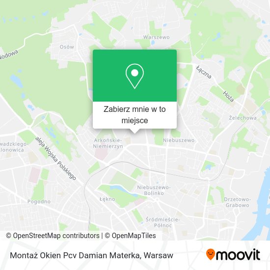 Mapa Montaż Okien Pcv Damian Materka