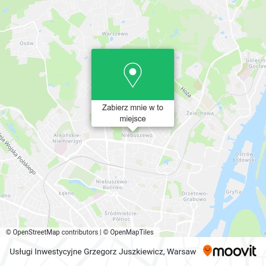 Mapa Usługi Inwestycyjne Grzegorz Juszkiewicz