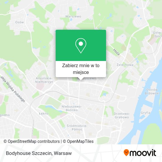 Mapa Bodyhouse Szczecin