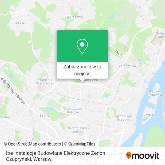 Mapa Ibe Instalacje Budowlane Elektryczne Zenon Czupryński