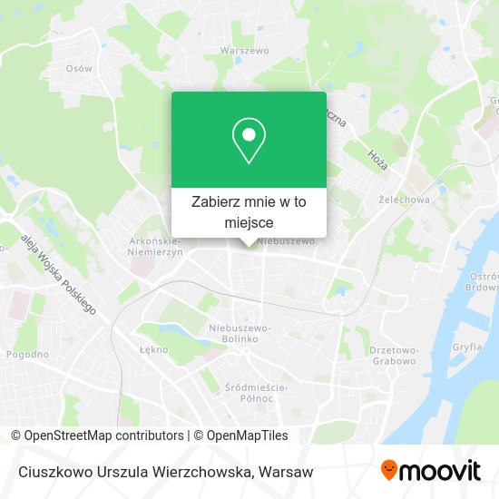 Mapa Ciuszkowo Urszula Wierzchowska