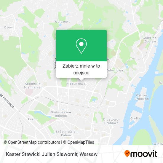 Mapa Kaster Stawicki Julian Sławomir