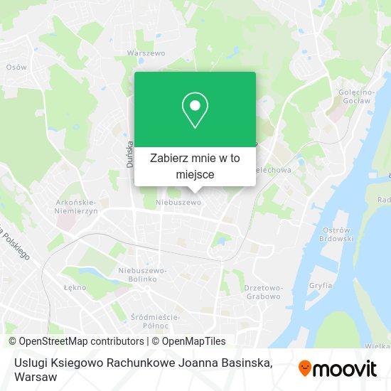 Mapa Uslugi Ksiegowo Rachunkowe Joanna Basinska