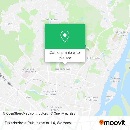 Mapa Przedszkole Publiczne nr 14