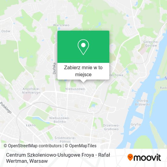 Mapa Centrum Szkoleniowo-Usługowe Froya - Rafał Wertman