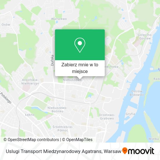 Mapa Uslugi Transport Miedzynarodowy Agatrans