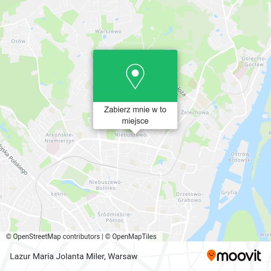 Mapa Lazur Maria Jolanta Miler