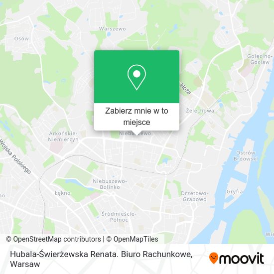 Mapa Hubala-Świerżewska Renata. Biuro Rachunkowe