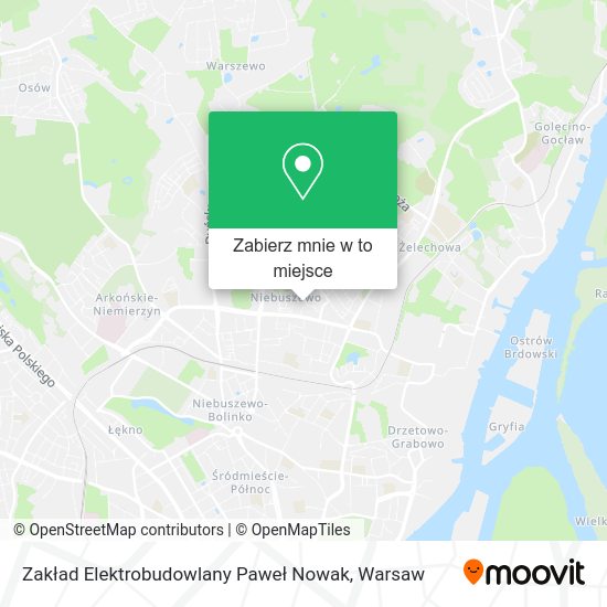 Mapa Zakład Elektrobudowlany Paweł Nowak