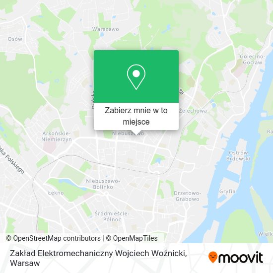 Mapa Zakład Elektromechaniczny Wojciech Woźnicki