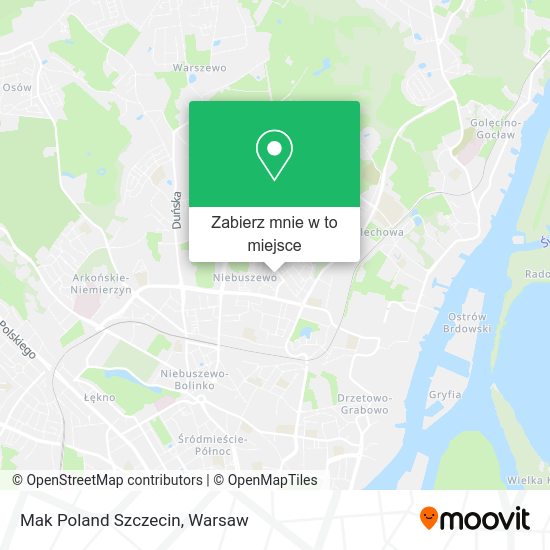 Mapa Mak Poland Szczecin