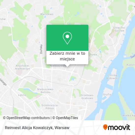 Mapa Reinvest Alicja Kowalczyk