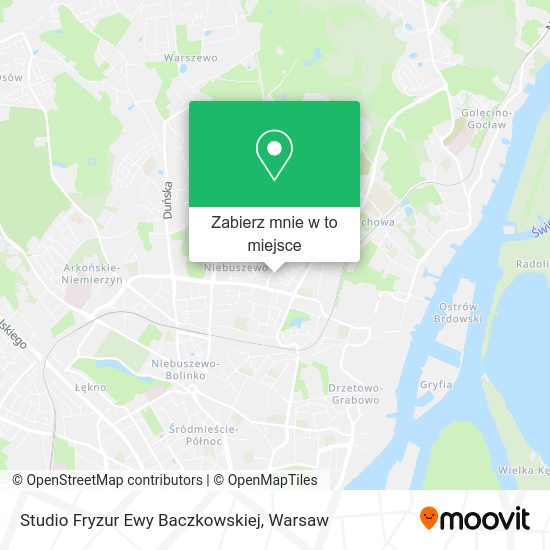 Mapa Studio Fryzur Ewy Baczkowskiej