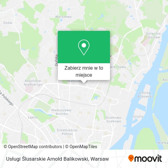 Mapa Usługi Ślusarskie Arnold Balikowski