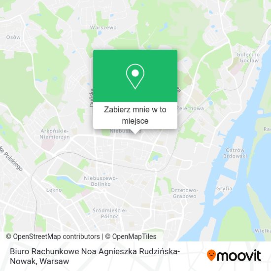 Mapa Biuro Rachunkowe Noa Agnieszka Rudzińska-Nowak