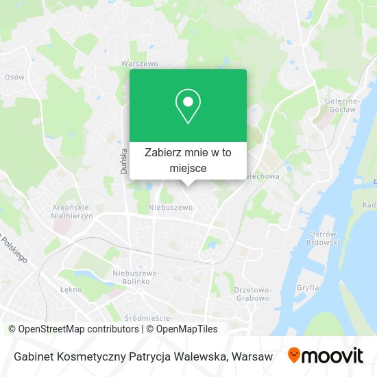 Mapa Gabinet Kosmetyczny Patrycja Walewska