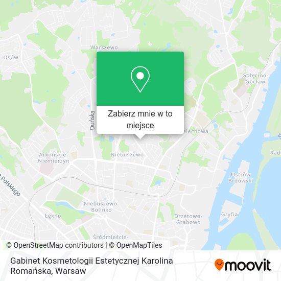 Mapa Gabinet Kosmetologii Estetycznej Karolina Romańska