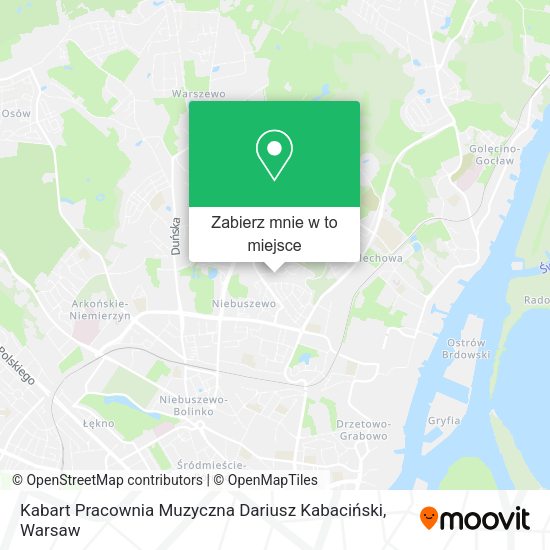 Mapa Kabart Pracownia Muzyczna Dariusz Kabaciński