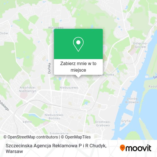 Mapa Szczecinska Agencja Reklamowa P i R Chudyk